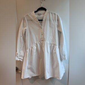 Sunny Girl White Long Sleeve Dress